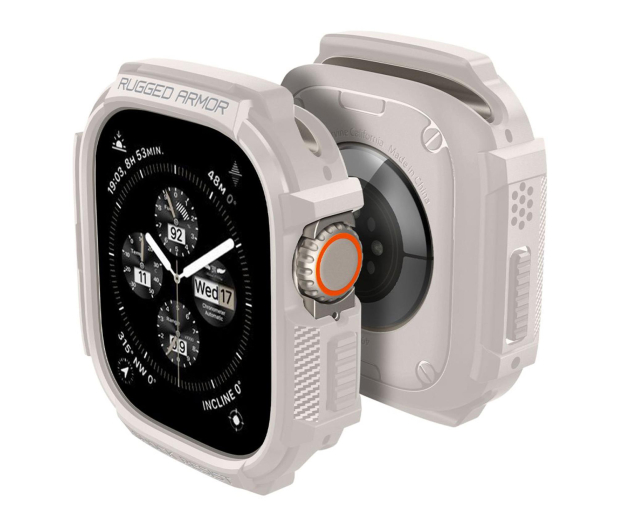 Spigen Rugged Armor Apple Watch Ultra 1 / 2 (49 Mm) Dune Beige - 1346662 - zdjęcie